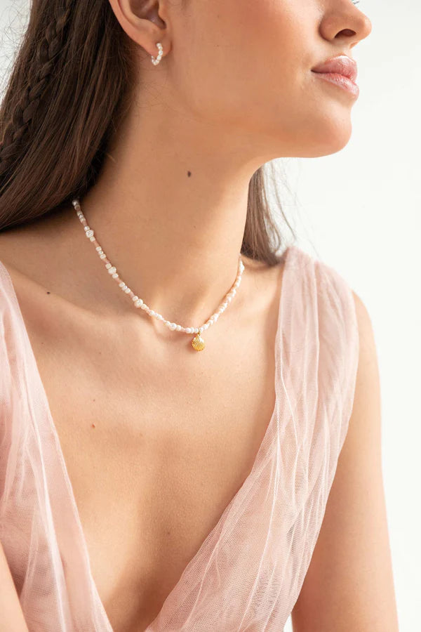 DUA Sea Shell Necklace GOLD